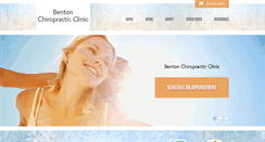 Desktop Screenshot of bentonchiropracticclinic.com